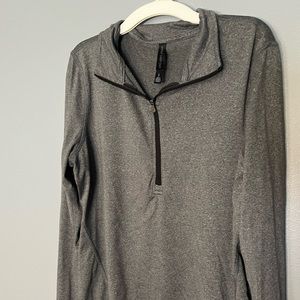 Aero Postale Quarter Zip, Gray, Large